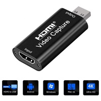 Tarjeta Capturadora de Video Xput UVC USB 2.0 HDMI, Adaptador de Grabación de Video 1080P 30Hz para Transmisión en Vivo, Videojuegos y Transmisiones