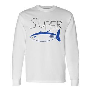 T-shirt à manches longues Super Tuna Fish avec un design original et amusant - Product Image 1