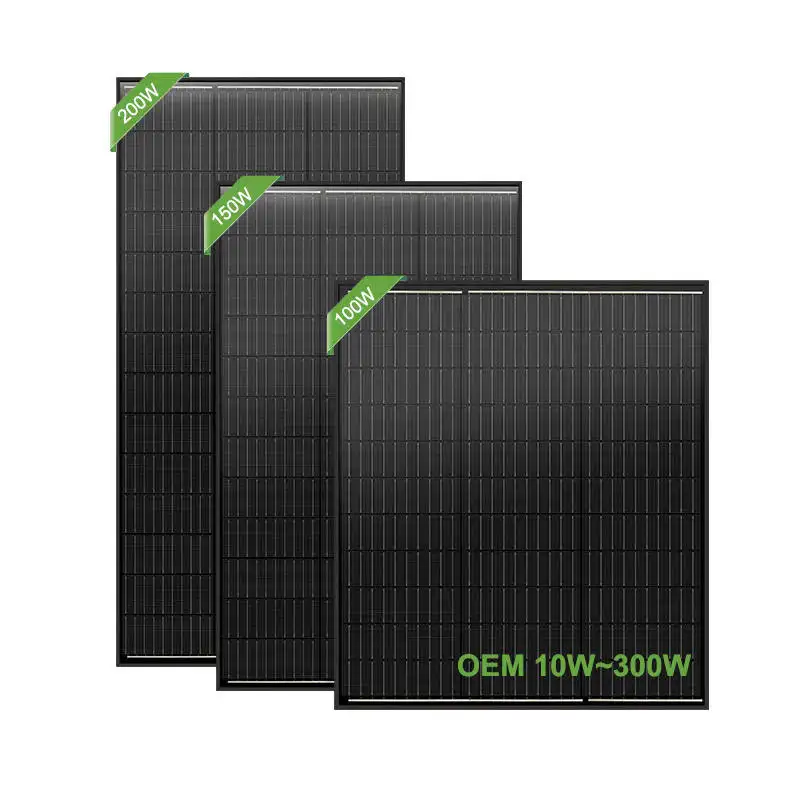 Panel fotovoltaico OEM Clase A de alta eficiencia 120W 150W Panel solar Módulo fotovoltaico solar