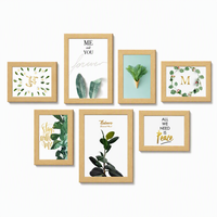 Set Bingkai Foto Bambu Modern 20x20 Bingkai Foto 50x70 Bingkai Dinding Grosir Kader Kayu Penyangga Foto
