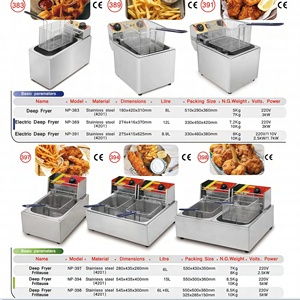 Friteuse électrique industrielle grande capacité 15L pour <span class=keywords><strong>poisson</strong></span>, frites, poulet, steak frit - Product Image 2