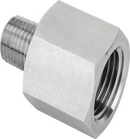Adaptador FD-LOK de Acero Inoxidable SS316 Pulido Swagelok, Conexión a Presión de Alta Calidad con Rosca Macho de 1/8\"~1\", 6000 PSI, Tipo Gas