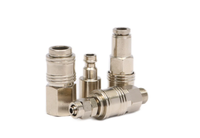 Mini raccord pneumatique de type Rectus 21, manchon de déconnexion rapide, laiton et acier inoxydable 304, haut débit pour outils/machines à air comprimé, OEM