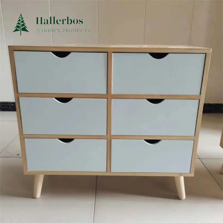 Hallerbos ตู้ลิ้นชักเก็บของดีไซน์ทันสมัย,ตู้ลิ้นชัก6ช่องสำหรับใส่ไม้เฟอร์นิเจอร์ออสเตรเลีย