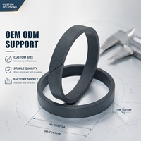 Anneau de guidage en PTFE carbone, anneau anti-usure pour système hydraulique maritime offshore, résistant à la corrosion de l'eau de mer, ISO 9001, directement de l'usine