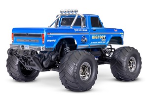 Traxxas <span class=keywords><strong>BIGFOOT</strong></span> No 1 HD RC <span class=keywords><strong>Monster</strong></span> <span class=keywords><strong>Truck</strong></span> 1/10 2WD Titan 12T Motor XL-5 ESC 30+MPH Coche Teledirigido Impermeable con Cargador USB-C - Product Image 3
