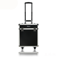 Malette de maquillage chariot professionnelle Extra Large,, boîte de maquillage, organisateur de beauté, avec plateaux et roues, pour artiste
