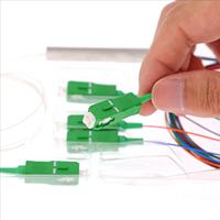 Harga Pabrik SC/APC Fiber Optic PLC Splitters Planar Lightwave Circuit Steel Tube Tanpa Kepala Bersertifikasi CE Jaringan FTTX