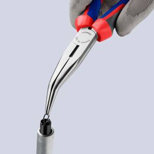 Alicates de punta fina KNIPEX 26 22 200 SB con corte lateral (Alicates de pico de cigüeña) con mangos ergonómicos - Product Image 2