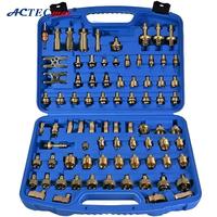 Kit de détection de fuites AC.135.036 Blue Cooper, 81 pièces, outil de diagnostic et de réparation de climatisation automobile.