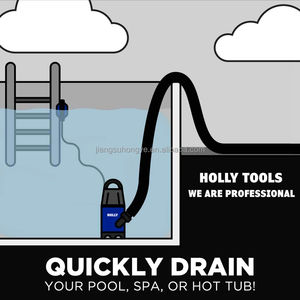 Pompe à eau sale électrique 115V 230V 400W 1/2HP avec interrupteur à flotteur automatique, pompe de drainage, pompe à eau usée submersible en plastique - Product Image 3