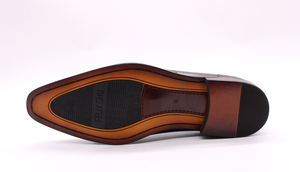 Chaussures Richelieu décontractées faites à la main pour hommes, à lacets, style habillé - Product Image 2
