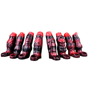 Condón Florya Wolf Tooth para Hombre, Largo, Grueso, con Nudo de Perro, Hueco, Sexy, Anillo para el Pene, Juguetes Sexuales - Product Image 3