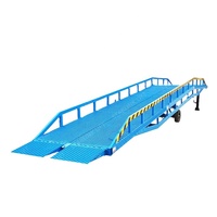 Rampe de quai hydraulique manuelle (8t-15t) - Dédiée aux quais de chargement mobiles / Chariots élévateurs à fourche pour conteneurs