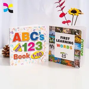 Custom Hardcover Story Board Book Printing Services Children Kids Book