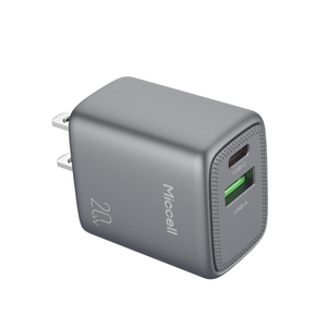 <span class=keywords><strong>Cargador</strong></span> USB-C Miccell de 20W, <span class=keywords><strong>Cargador</strong></span> de Teléfono de Doble Puerto con Carga Rápida PD, Adaptador de Pared para Teléfonos Inteligentes y Tabletas - Product Image 2