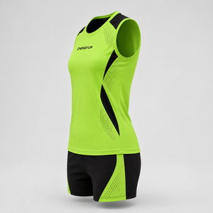 <span class=keywords><strong>Ensemble</strong></span> maillot et short de volley-ball personnalisé Peak Competition avec ventilation laser - Product Image 4