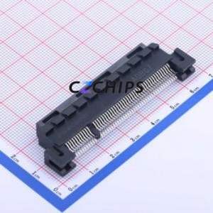 2EG24917-D5D1-6F PCI/PCIe Connector SMD,P=1mm Connector PCI-E x8 98P 76P Clamp Plate - Product Image 1