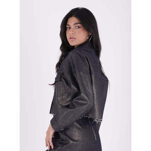 Veste et manteau en jean oversize pour femmes - Product Image 4