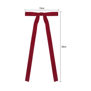 Lazo <span class=keywords><strong>de</strong></span> Terciopelo Pre-Atado con Acabado Brillante, Personalizable en Tamaño y Color, <span class=keywords><strong>para</strong></span> <span class=keywords><strong>Ramos</strong></span> <span class=keywords><strong>de</strong></span> Boda y Envoltura <span class=keywords><strong>de</strong></span> Regalos - Product Image 5