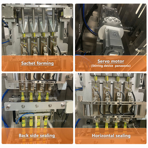 Bột đa làn 4 dòng 6 dòng Hương túi Điền và Gói máy đóng gói - Product Image 6