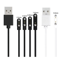 Câble de charge et de données magnétique USB 2.0 universel à conducteur en cuivre pour montre connectée enfant (2, 4 ou 5 broches)