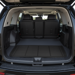 Alfombrillas de Carga para Chevrolet Tahoe y GMC Yukon con Respaldo, de Goma, para Todo Clima, 3 Piezas, Diseño Rayado D0100X3IUQ2 - Product Image 2