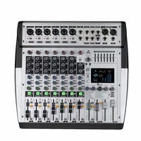 Table de mixage professionnelle active MT pour bars, KTV, mariages en extérieur, scènes, avec égaliseur sept bandes transfrontalier, 99 effets de réverbération, en métal durable