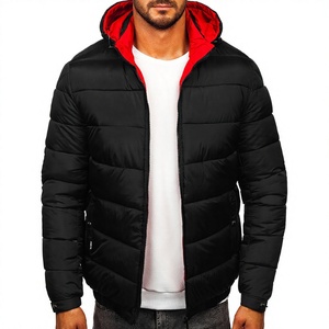 Chaqueta de Plumón con Logotipo Personalizado, Chaqueta Acolchada 100% Poliéster, Cálida para Invierno, con Cierre Grueso y Bordado, para Hombre - Product Image 1