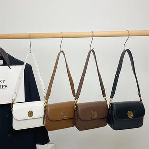 Bolso de hombro Retro informal de alta calidad 2025 nuevo Color sólido de gran capacidad Simple Crossbody pequeño bolso cuadrado - Product Image 6