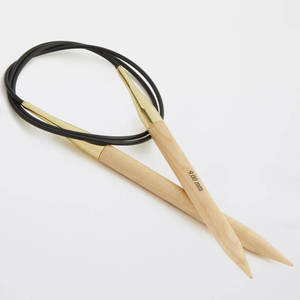 Aguja Circular Fija <span class=keywords><strong>KnitPro</strong></span> Basix de Madera de Haya de 40 cm y 2.00-8.00 mm para Tejer Suéteres, Chales, Ganchillo, Herramienta de Tejer - Product Image 1
