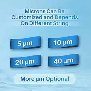 20x4.5 Polegadas Casa Inteira Substituição Do Filtro De Água 20 Micron <span class=keywords><strong>Spun</strong></span> <span class=keywords><strong>Bonded</strong></span> <span class=keywords><strong>PP</strong></span> Sedimentar Cartucho De Filtro De Água Para Big Jumbo Azul - Product Image 4