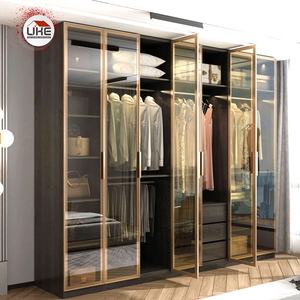 Aluminium Extrusie Glazen Frame Deurprofielen Voor Kastdeuren Garderobedeuren Aluminium Keukenkastprofiel - Product Image 2