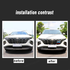 Para Hyundai <span class=keywords><strong>Tucson</strong></span> 2021 <span class=keywords><strong>2022</strong></span> 2023 <span class=keywords><strong>Nx4</strong></span>, Accesorios de Decoración para Parrilla Delantera, Rejilla Central, Kit de Estilización para Auto 2024 2025 2026 - Product Image 4