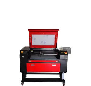 Cnc co2 6040 laser engraving cutting machine for wood leather jewelry plastic shoes stamp laser engraved