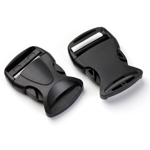 Plastic Side Release Buckle 32mm Black Durable For Bags <b>Backpacks</b> Crossbody <b>Straps</b> - Product Image 3