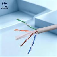 Cable LAN Cat6A UTP FTP SFTP 23AWG de Cobre Sólido de Alta Velocidad para Cámaras CCTV y Redes Domésticas PoE