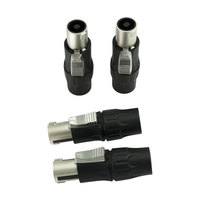 PRATT étanche en plastique OEM coloré 4 broches mâle femelle haut-parleur Speakon Audio vidéo canon XLR prises fil câble connecteurs