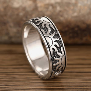 Bague de mode T0940 en alliage unisexe avec motif soleil – Idée cadeau - Product Image 6