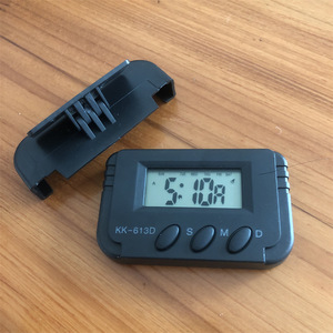 Kk-613d Mini Electronic Clock Digital Display Car Desk Clock Battery Operated With Date And Day Function - Product Image 3