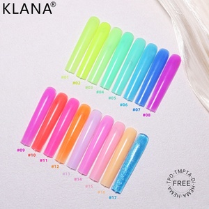 Esmalte de Uñas en Gel UV KLANA Neon Builder - Fórmula a Base de Agua, No Tóxica, Vegana, Ecológica y de Larga Duración para Salones de Uñas Profesionales - Product Image 2