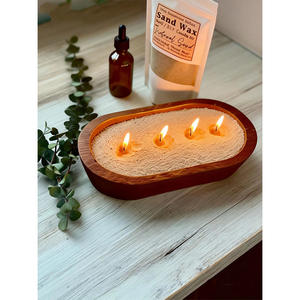 Perles de cire de sable 500g Kit de recharge de bougies d'aromathérapie parfumées personnalisées - Décoration d'intérieur écologique sans flamme à changement de couleur - Product Image 1