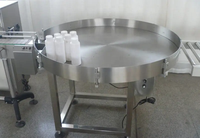 Table de collecte de bouteilles, table d'alimentation de tri de bouteilles, machine de table d'alimentation de bouteilles à plateau tournant