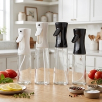 Bouteille pulvérisateur d'huile en PP/PET de qualité alimentaire, rechargeable, pour cuisine, barbecue, friture, salade, rôtissage, 200ml, 300ml, 500ml