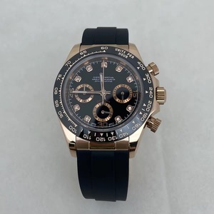 Nuevo Reloj Cronógrafo de Cuarzo para Hombre de 39 mm en Tono Oro Rosa con Movimiento VK63 - Product Image 1