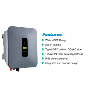 Contrôleur de système solaire hybride 48V 6kW 6kVA double MPPT hors réseau en stock entrepôt européen - Product Image 2