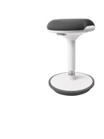 Chaise de bureau ergonomique à bascule pour table debout, avec barre d'équilibre antidérapante, insonorisée, pour bureau assis-debout