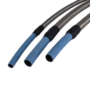 Tubo in PTFE conduttivo intrecciato in acciaio inossidabile tubo in PTFE corrugato/liscio ad alta pressione tubo in PTFE ad alta temperatura