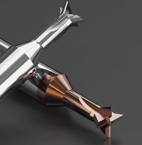 フライトカッター30 45 60 75度アルミ合金ステンレス鋼4フルート固体カーバイド<span class=keywords><strong>Dovetail</strong></span>工場卸売 - Product Image 3
