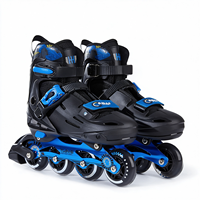 Patins à roulettes haut de gamme en gros pour enfants et adultes, roulements ABEC 7, taille réglable avec roues lumineuses en PU